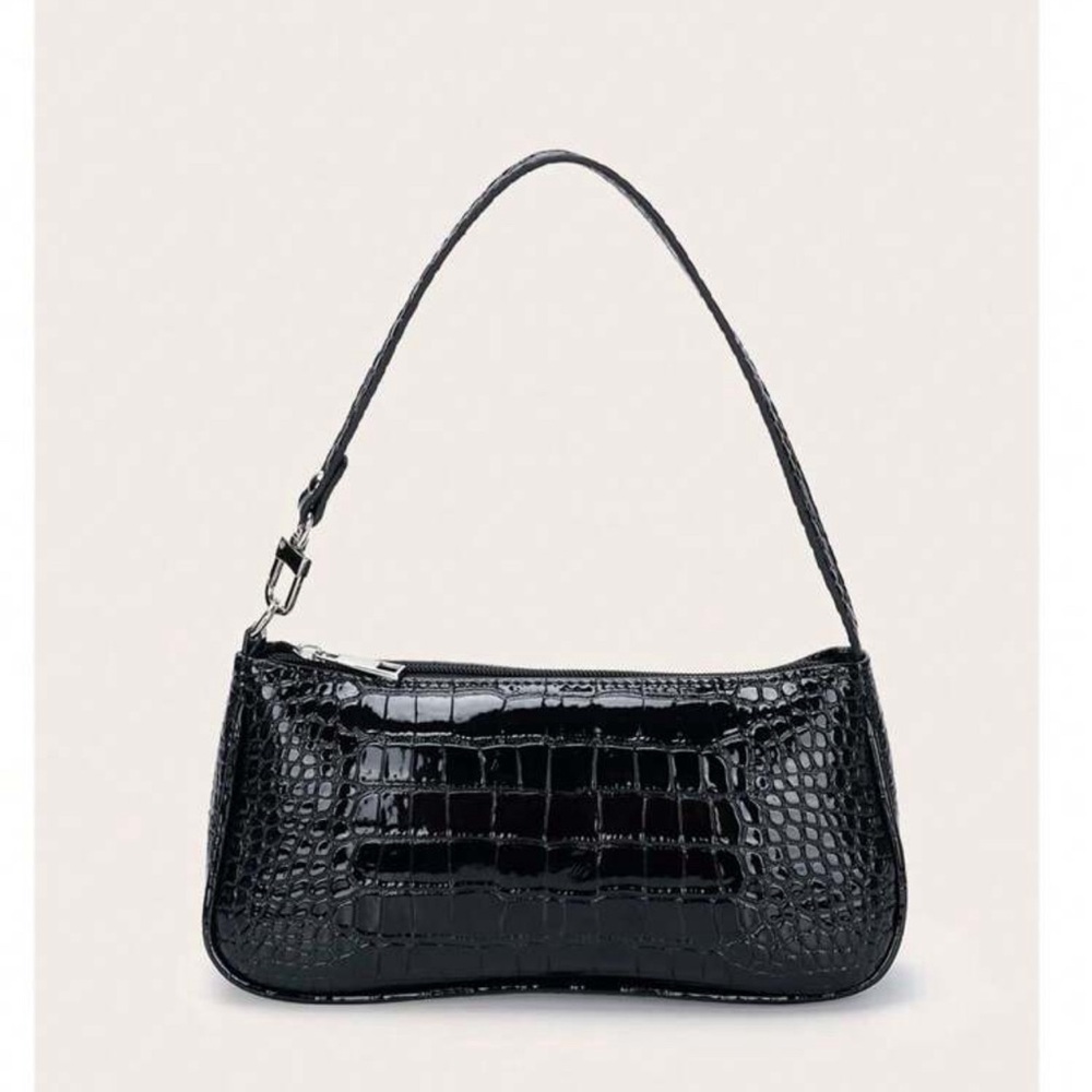 ALLIGATOR BLACK BAG